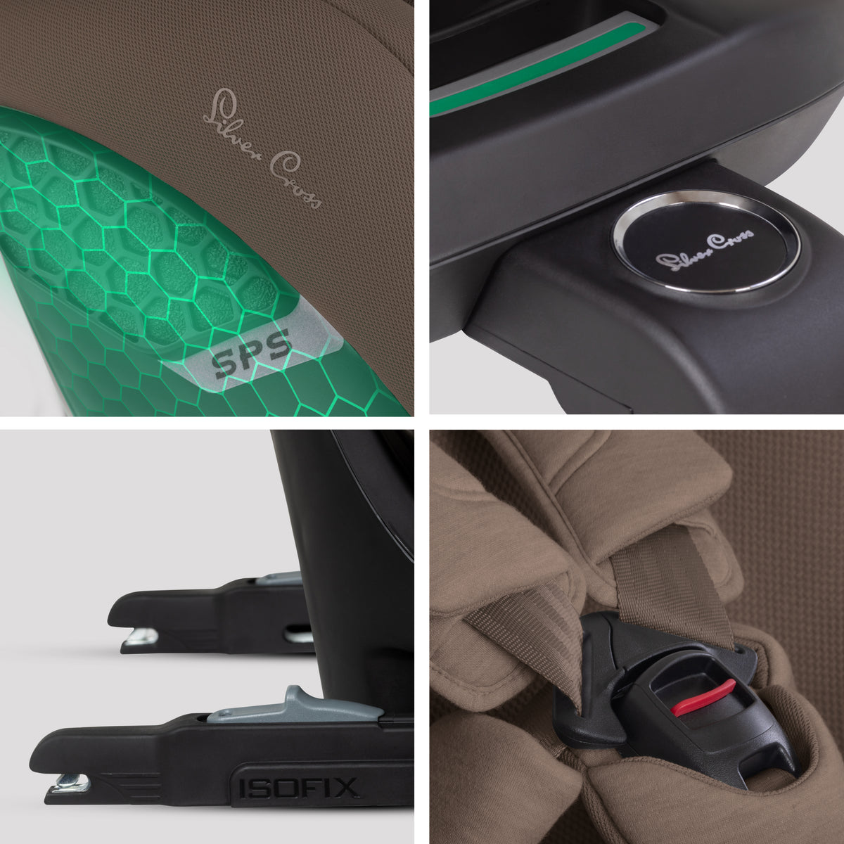 Motion 3 All Size 360 Extended Rear Facing Car Seat Timeless Cocoa