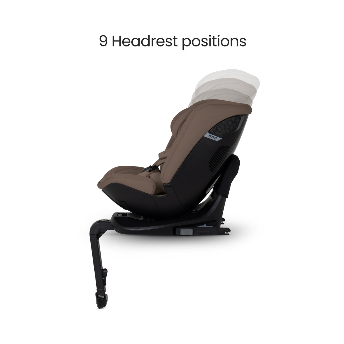 Motion 3 All Size 360 Extended Rear Facing Car Seat Timeless Cocoa