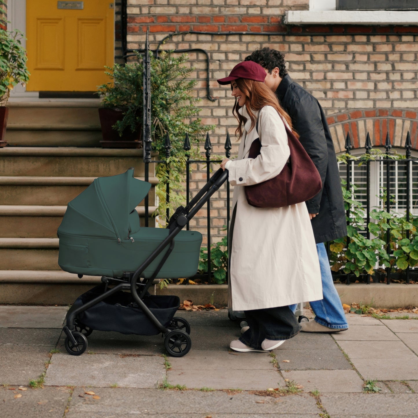 Nia Conifer Compact Travel Stroller with Carrycot (6 Piece)