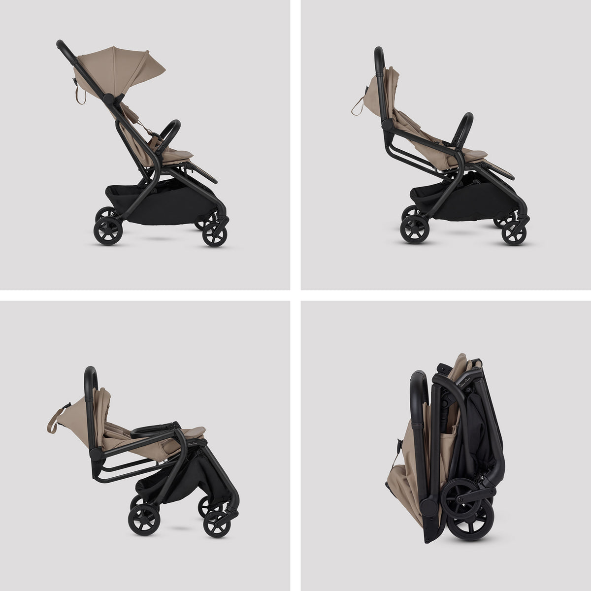 Nia Champagne Compact Travel Stroller