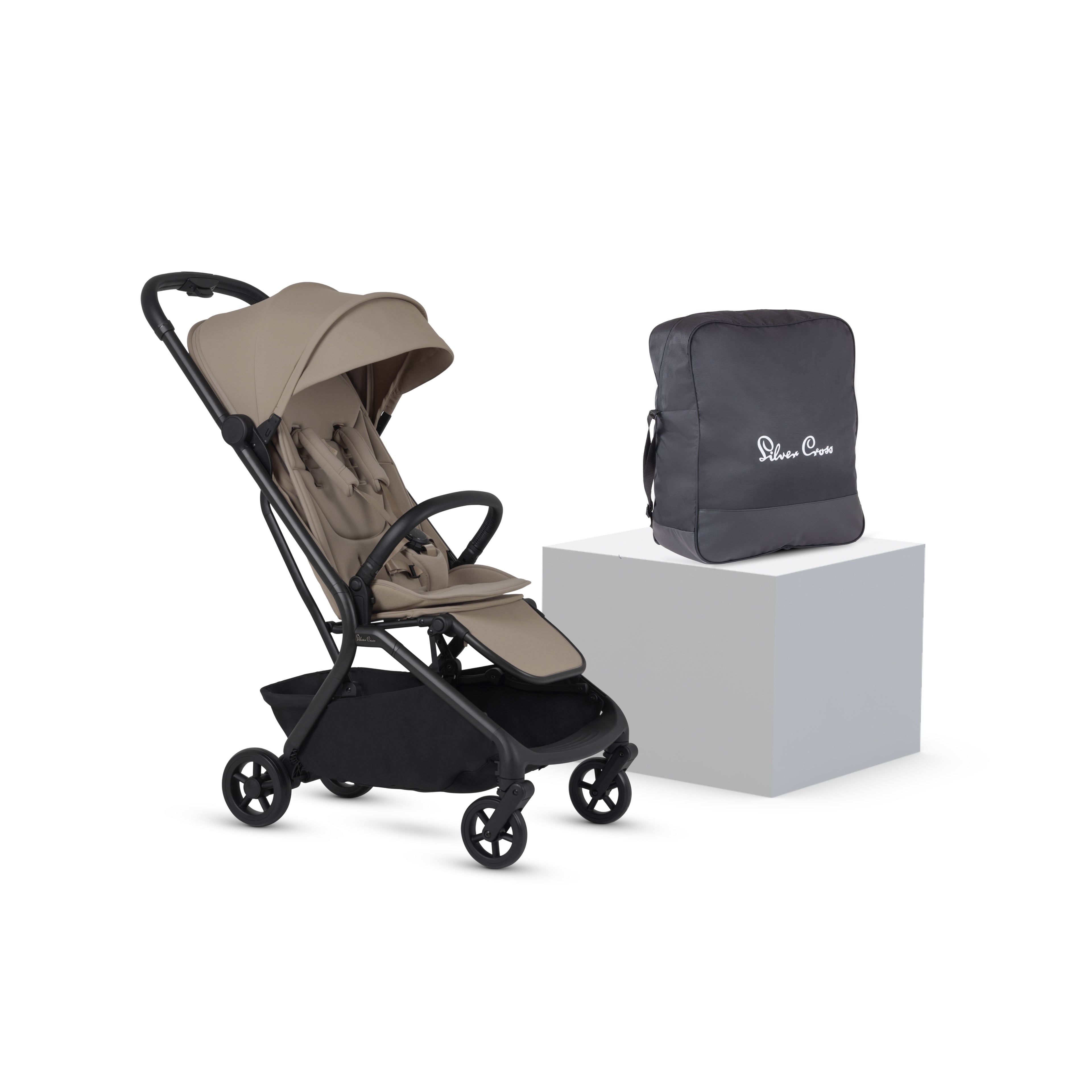 compact stroller for travel uk Nia Champagne Compact Travel Stroller