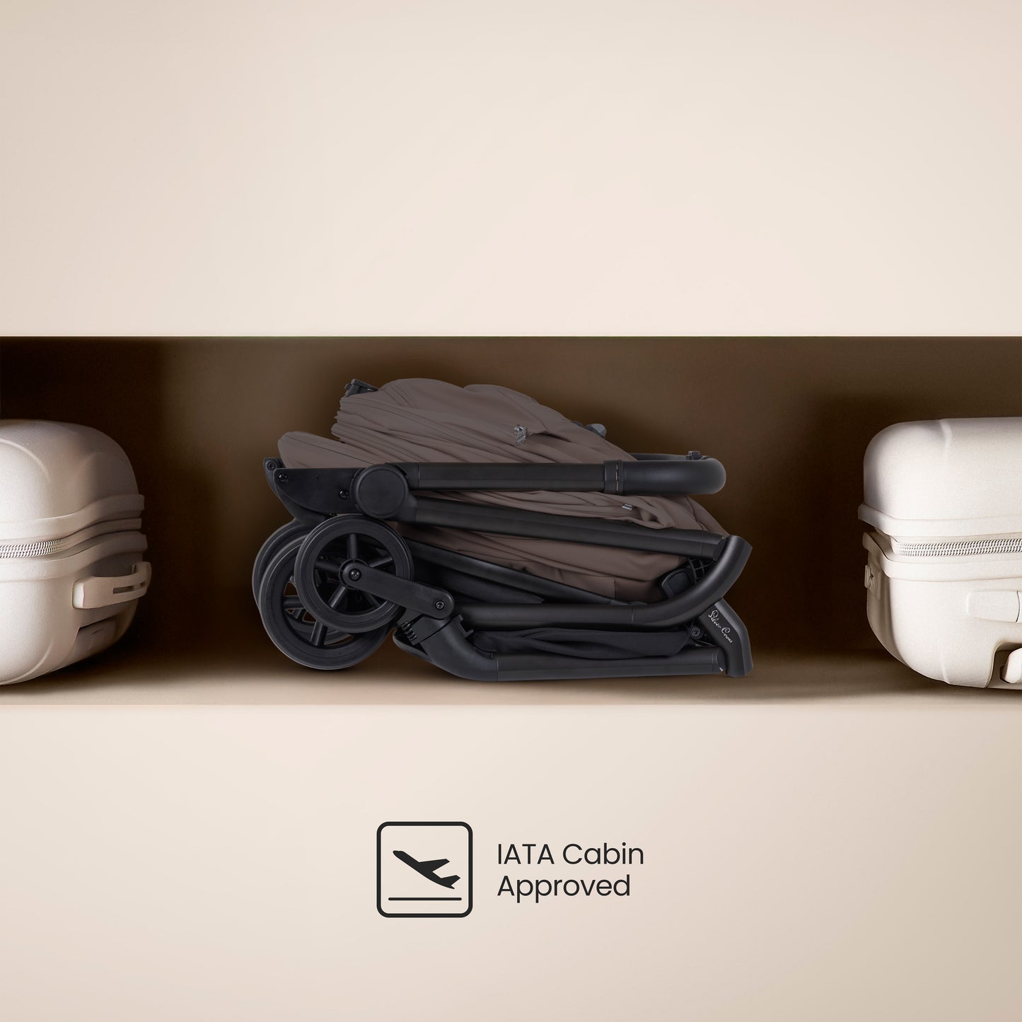 Nia Chocolate Compact Travel Stroller