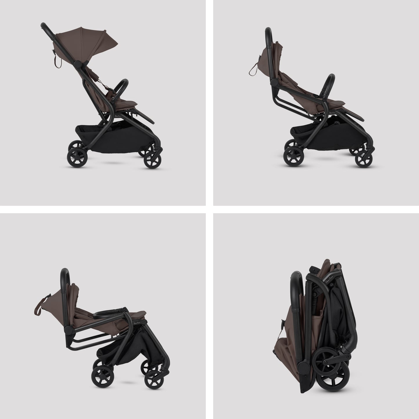 Nia Chocolate Compact Travel Stroller
