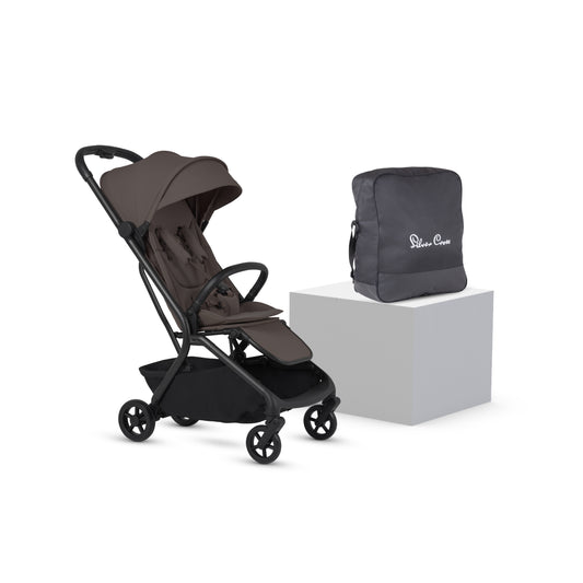 Nia Chocolate Compact Travel Stroller