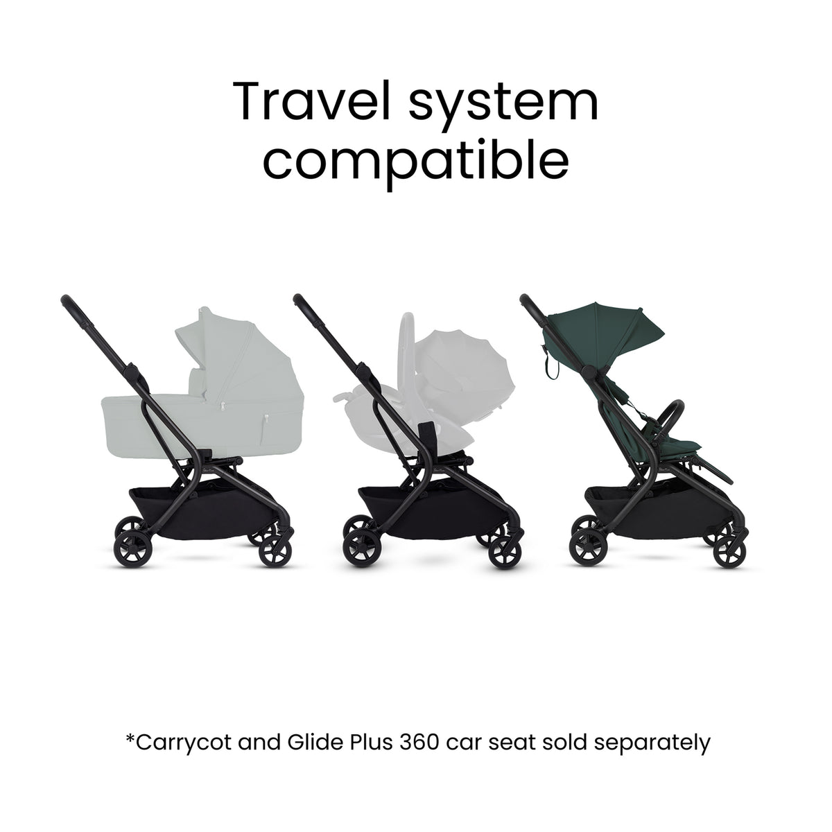Nia Conifer Compact Travel Stroller