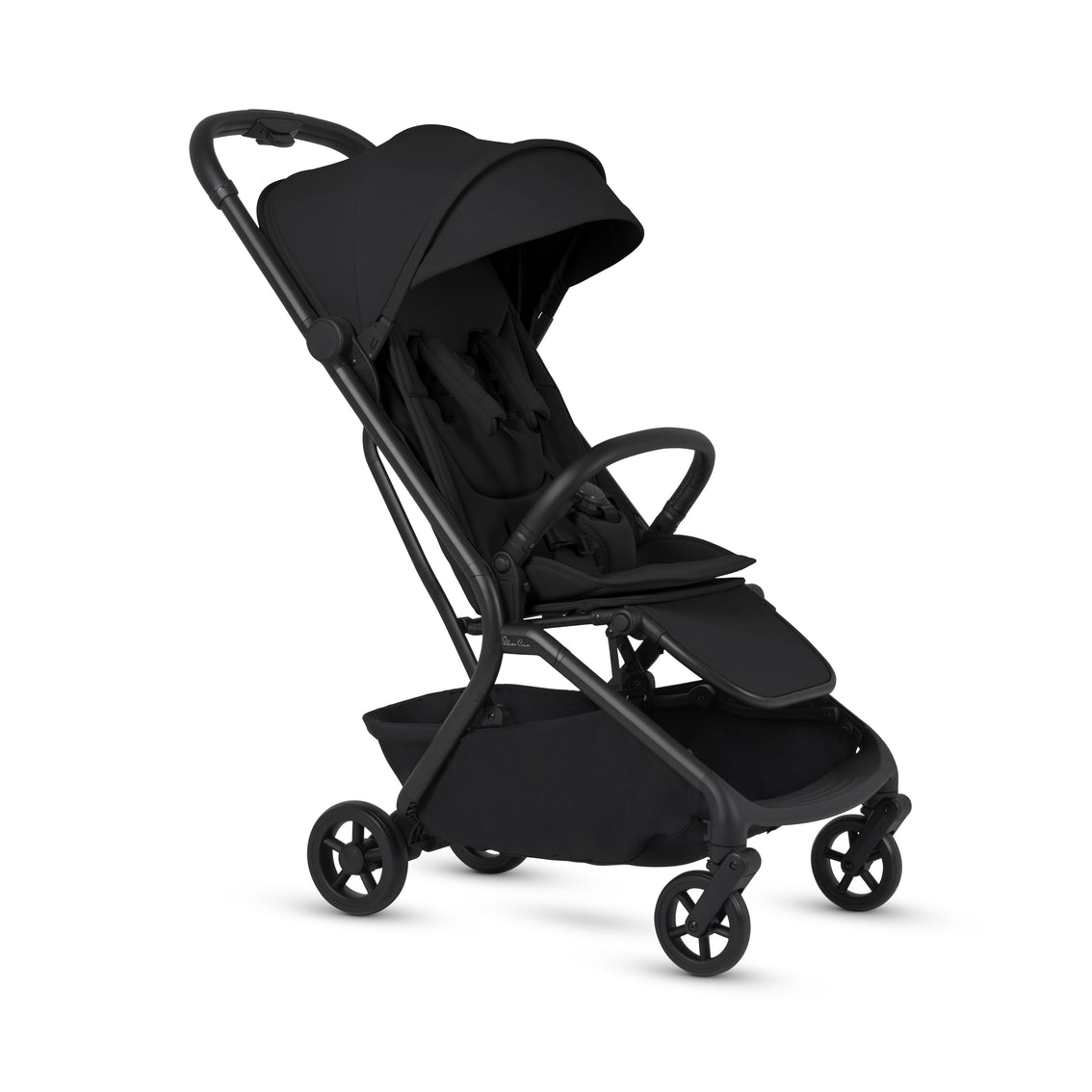 View Silver Cross Nia Onyx Compact Travel Stroller Black Newborn to 4 Years Baby Pushchair Pram Best Travel Buggy For Babies Adjustable  information