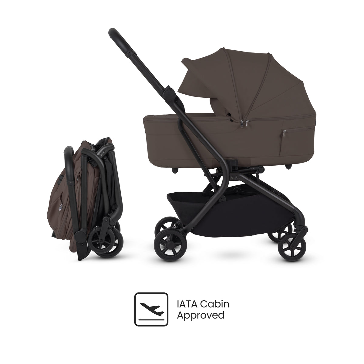 Nia Chocolate Compact Travel System with Accessory Pack Timeless Cocoa (12 Piece)