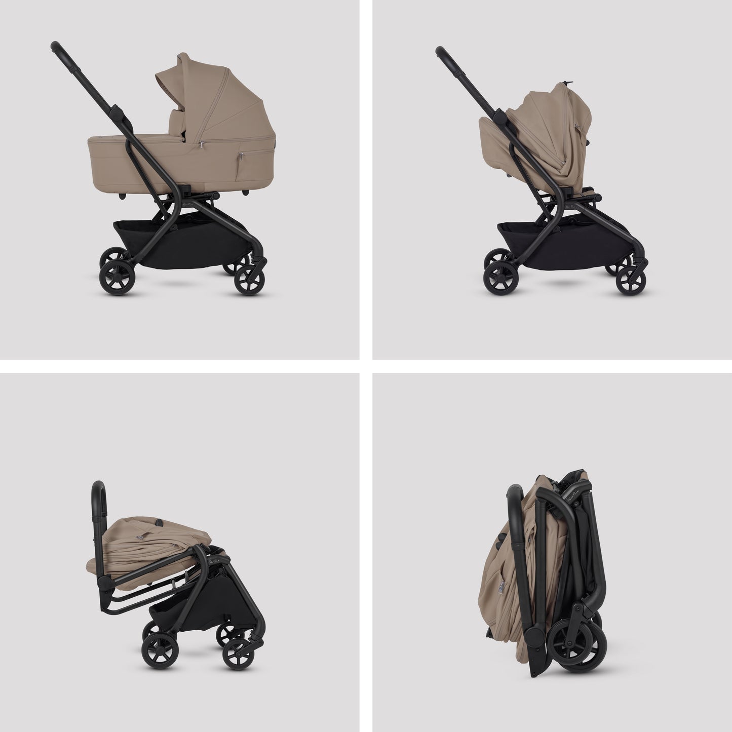 Nia Champagne Compact Travel System with Accessory Pack (12 Piece)
