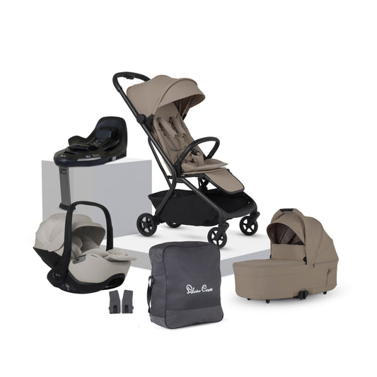 Nia Champagne Compact Travel System Natural Taupe (8 Piece)
