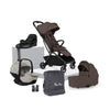 Nia Chocolate Compact Travel System Natural Taupe (8 Piece)