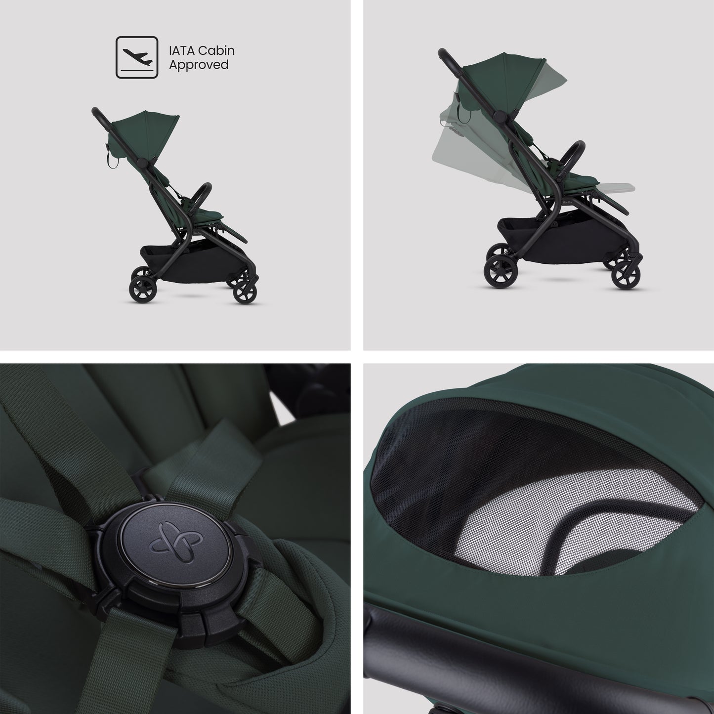 Nia Conifer Compact Travel System (8 Piece)