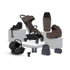 Nia Chocolate Compact Travel System with Accessory Pack Iconic Black (12 Piece)