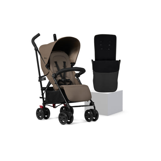 Pop 2 Cobble Stroller & Footmuff Bundle (4 piece)