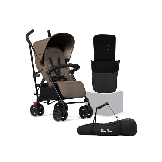 Pop 2 Cobble Stroller & Footmuff Bundle (4 piece)