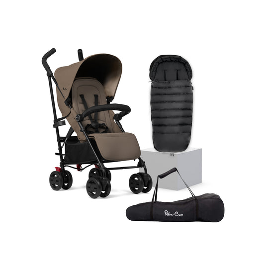 Pop 2 Cobble Stroller & Footmuff Bundle (4 piece)