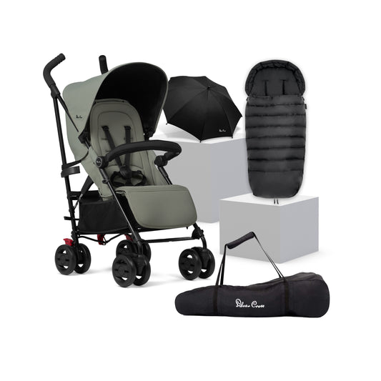 Pop 2 Sage Stroller & Accessory Bundle (6 piece)