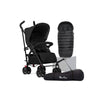 Pop 2 Space Stroller & Footmuff Bundle (4 piece)