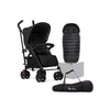 Pop 2 Space Stroller & Footmuff Bundle (4 piece)