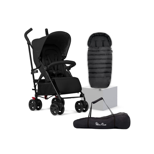 Pop 2 Space Stroller & Footmuff Bundle (4 piece)