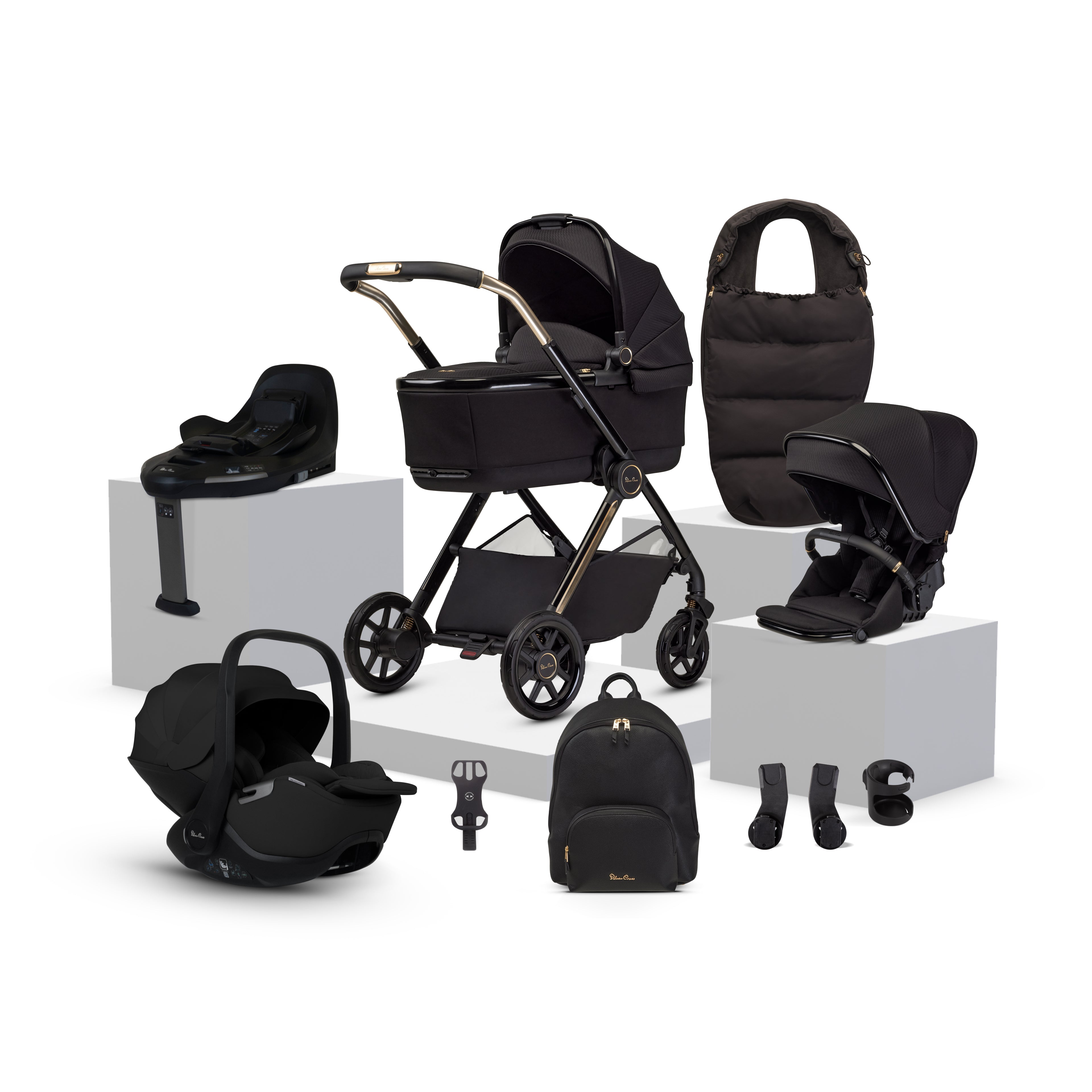 Reef 2 Espresso Ultimate 360 Iconic Black Bundle | Silver Cross UK