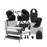 Reef 2 SPECIAL EDITION Espresso Travel System Ultimate 360 Iconic Black Infant Carrier Bundle (12 piece)