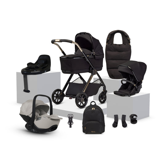Reef 2 SPECIAL EDITION Espresso Travel System Ultimate 360 Natural Taupe Infant Carrier Bundle (11 piece)