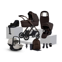 Reef 2 SPECIAL EDITION Ganache Travel System Ultimate 360 Natural Taupe Infant Carrier Bundle (11 piece)