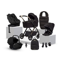 Reef 2 SPECIAL EDITION Espresso Travel System Ultimate 360 Iconic Black Family Car Seat Bundle (12 piece)