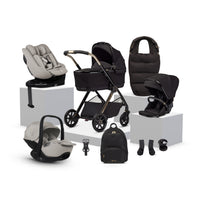 Reef 2 SPECIAL EDITION Espresso Travel System Ultimate 360 Natural Taupe Family Car Seat Bundle (12 piece)