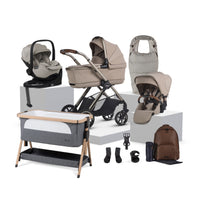 Reef 2 SPECIAL EDITION Frappe Travel System Ultimate 360 Natural Taupe Infant Carrier Bundle (12 piece)