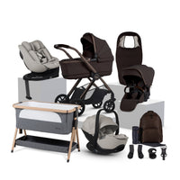 Reef 2 SPECIAL EDITION Ganache Travel System Ultimate 360 Natural Taupe Family Car Seat Bundle (13 piece)