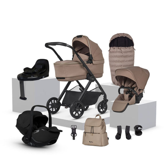 Reef 2 Mocha Travel System Ultimate 360 Infant Carrier Bundle (11 piece)