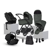 Reef 2 Pewter Travel System Ultimate 360 Family Car Seat Bundle (12 piece)