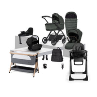 Reef 2 Pewter Travel System Ultimate Baby Bundle (15 piece)