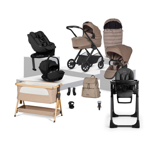 Reef 2 Mocha Travel System Ultimate Family Baby Bundle (15 piece)