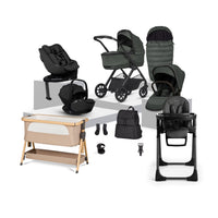 Reef 2 Pewter Travel System Ultimate Family Baby Bundle (15 piece)