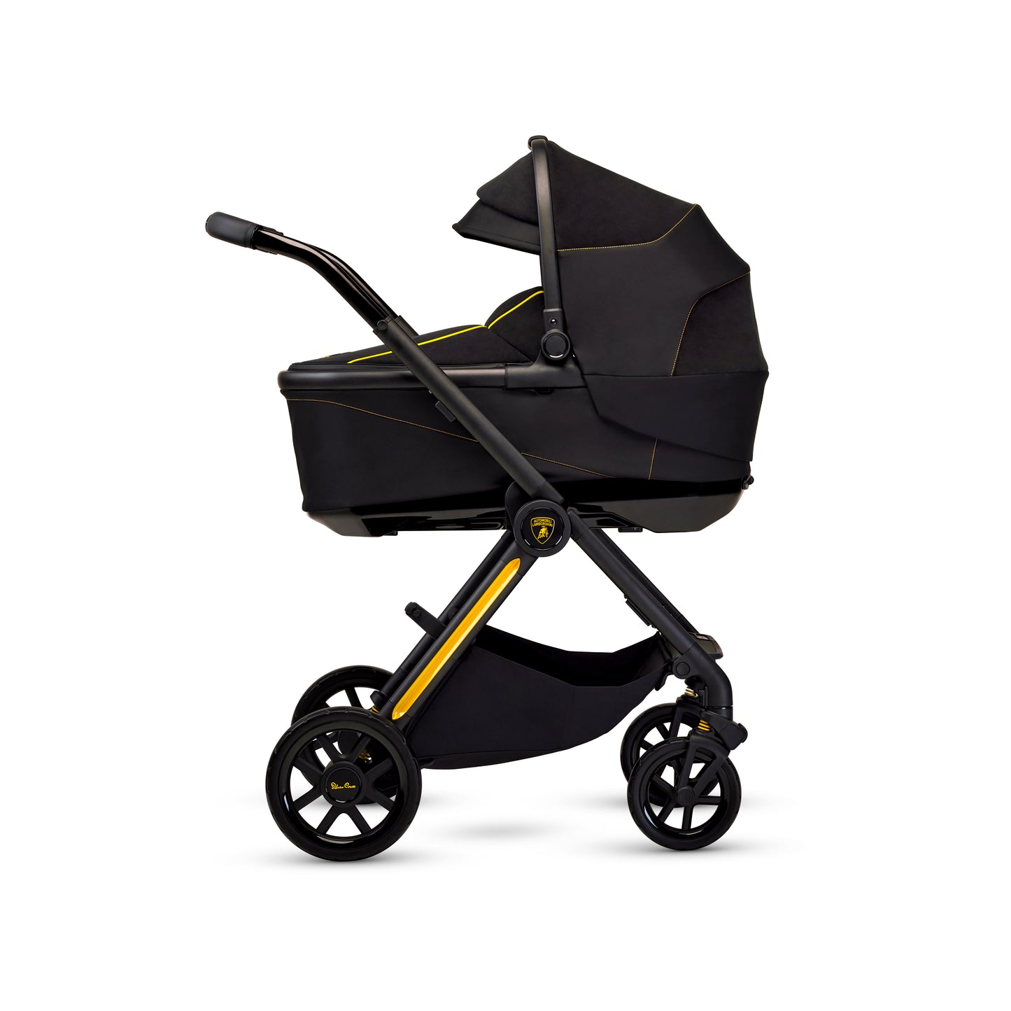 Silver Cross x Automobili Lamborghini Reef AL Giallo Travel System Accessory Bundle