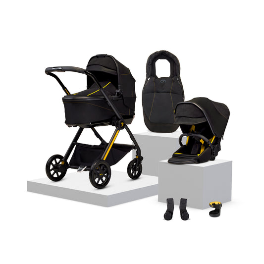 Silver Cross x Automobili Lamborghini Reef AL Giallo Travel System Accessory Bundle