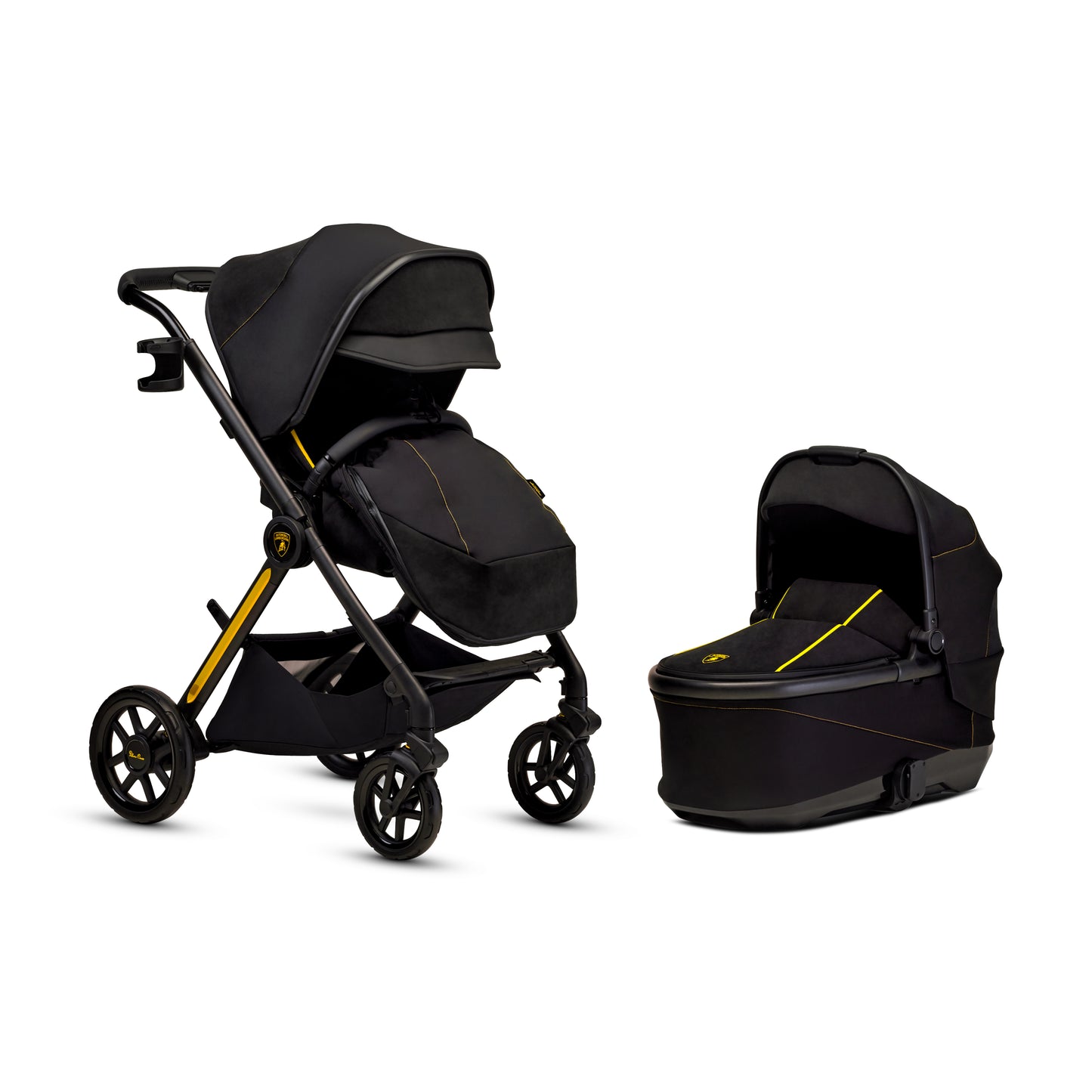 Silver Cross x Automobili Lamborghini Reef AL Giallo Travel System Accessory Bundle