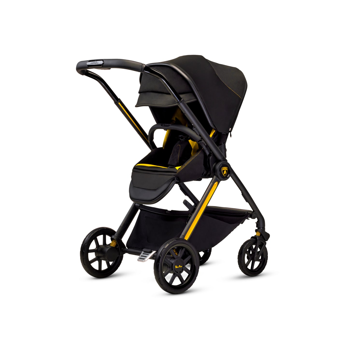Silver Cross x Automobili Lamborghini Reef AL Giallo Travel System Accessory Bundle