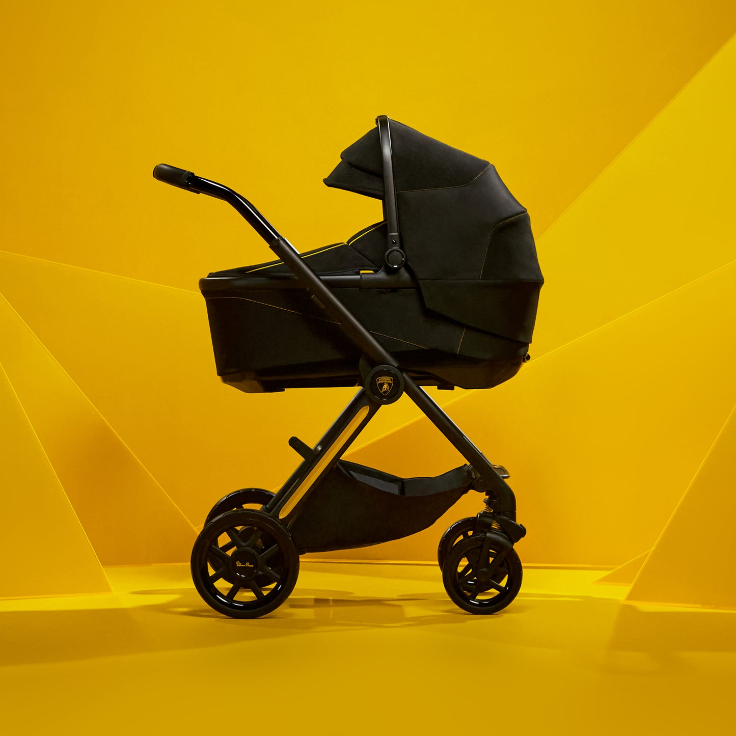 Silver Cross x Automobili Lamborghini Reef AL Giallo Travel System Accessory Bundle
