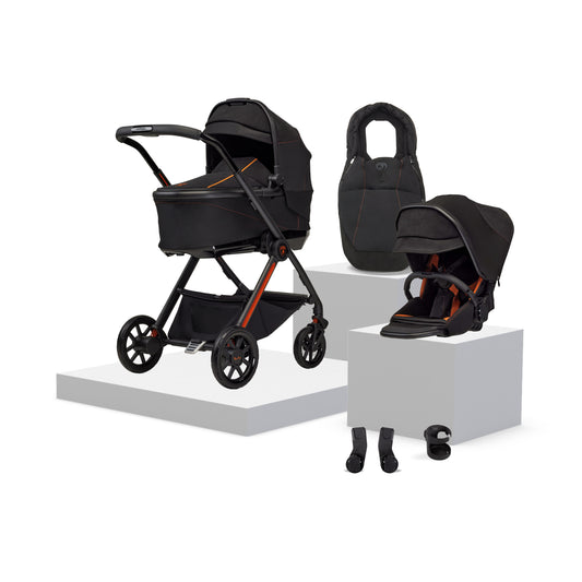 Silver Cross x Automobili Lamborghini Reef AL Arancio Travel System Accessory Bundle
