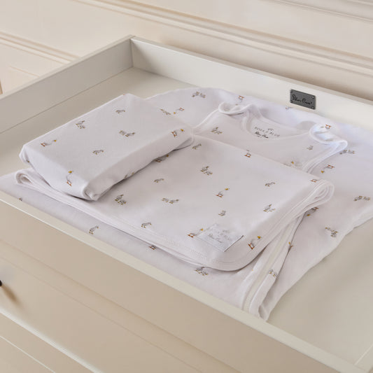 Rosa & Blue for Silver Cross New Arrival Crib Bedding Set - Duckling Print