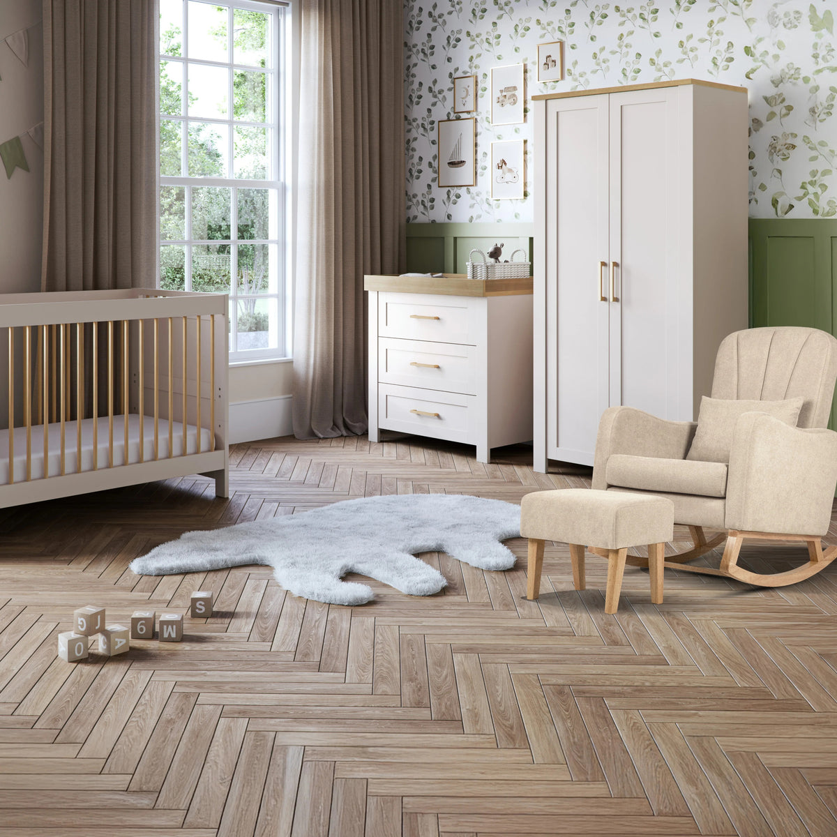 Seville 4 Piece Nursery Room Set
