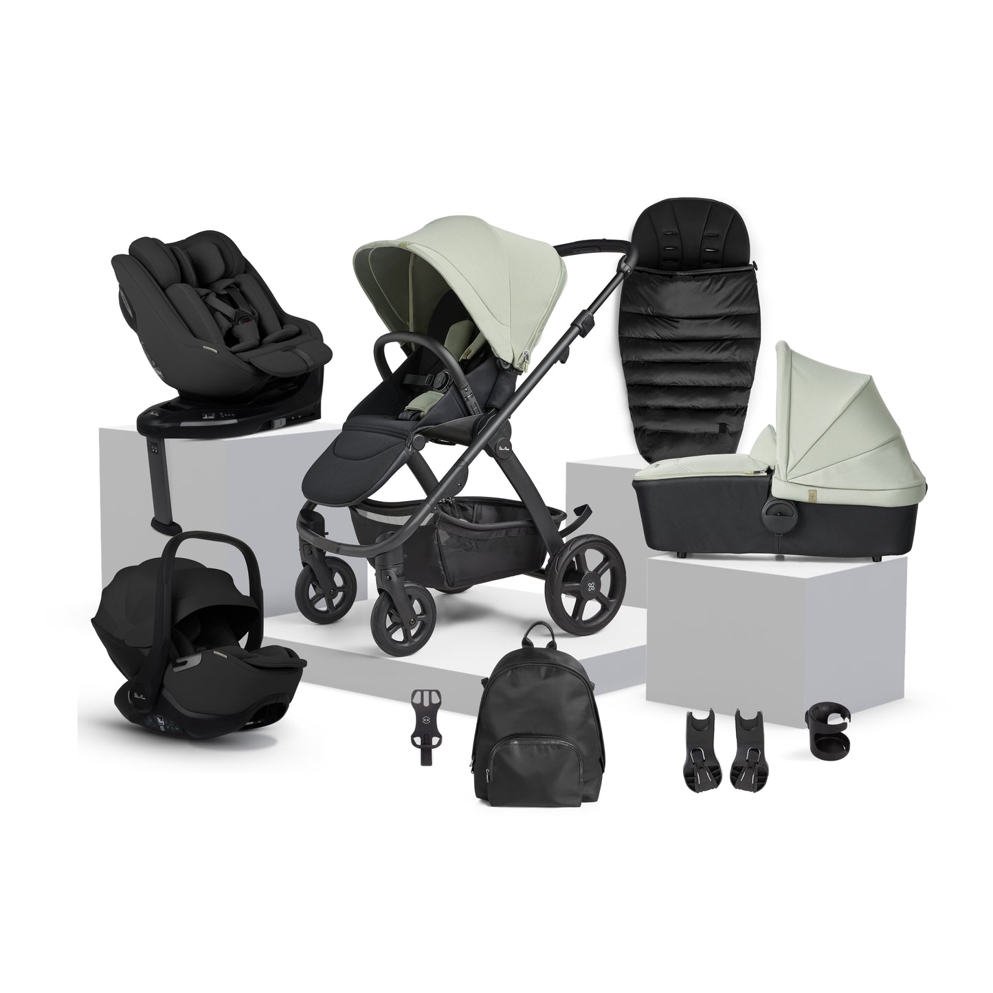 Tide Sage Travel System Ultimate 360 Infant Carrier Bundle (11 piece)