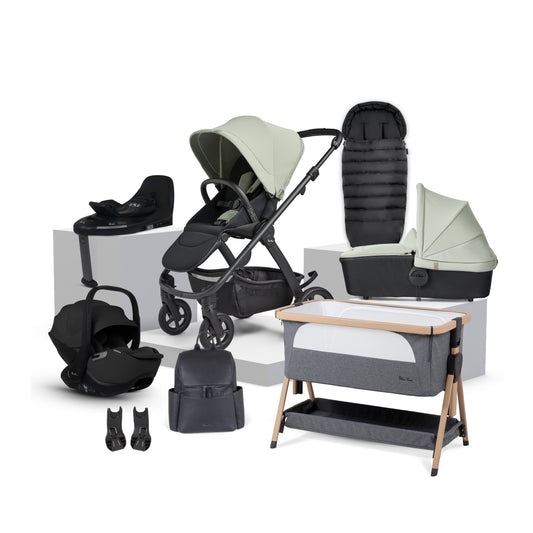 Tide Sage Travel System Ultimate 360 Infant Carrier Bundle (9 piece)