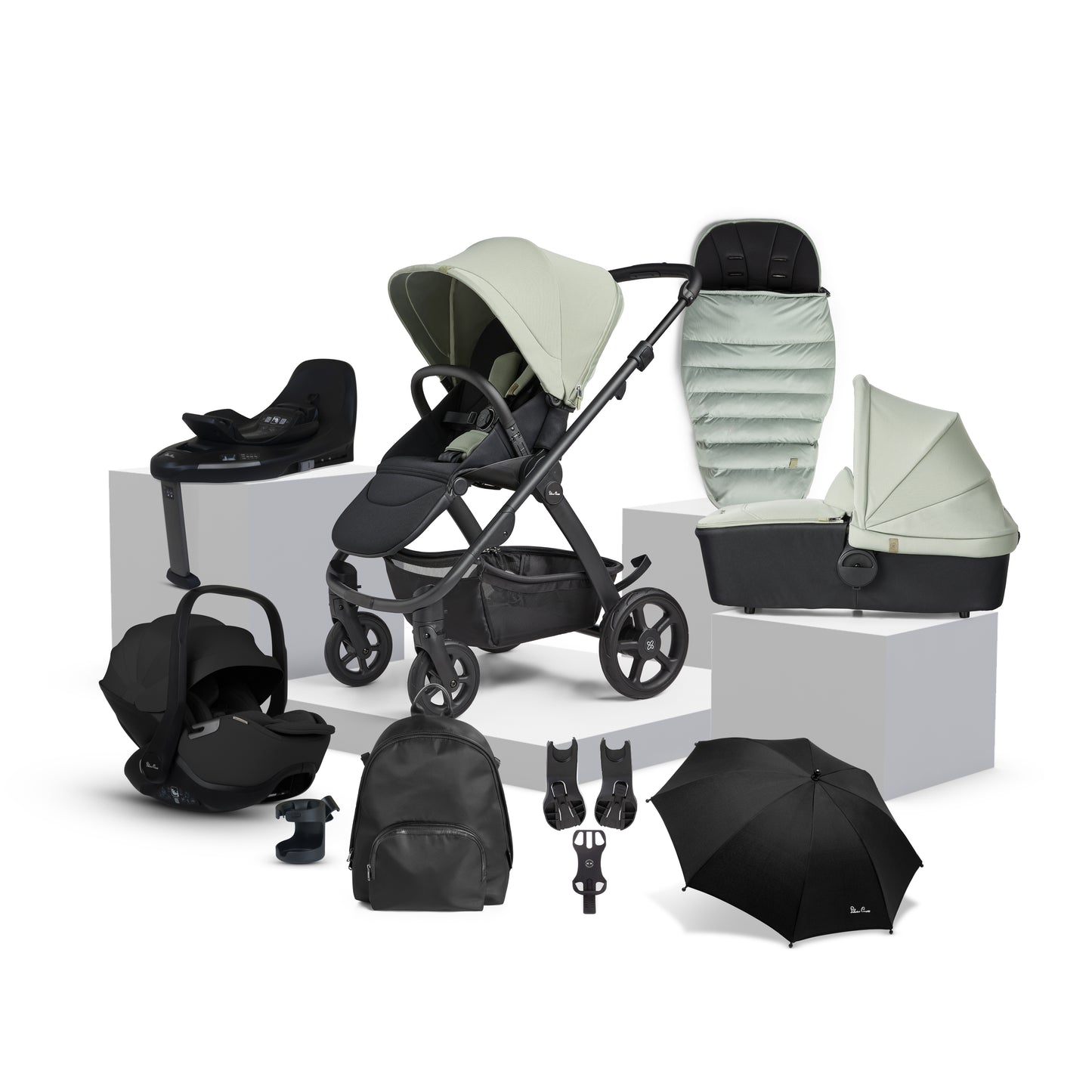Tide Sage Travel System Ultimate 360 Infant Carrier Bundle (11 piece)