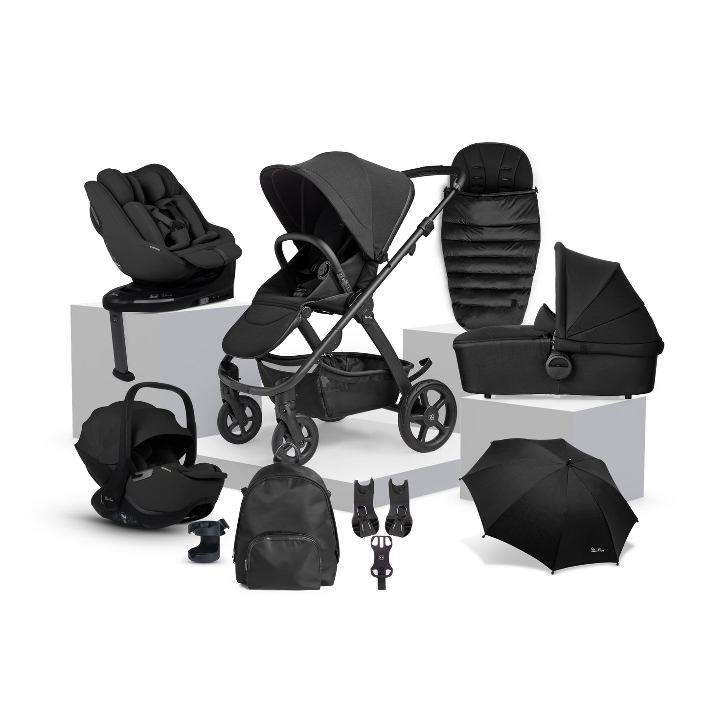 Tide Space Travel System Ultimate 360 Family Car Seat Bundle (12 piece)