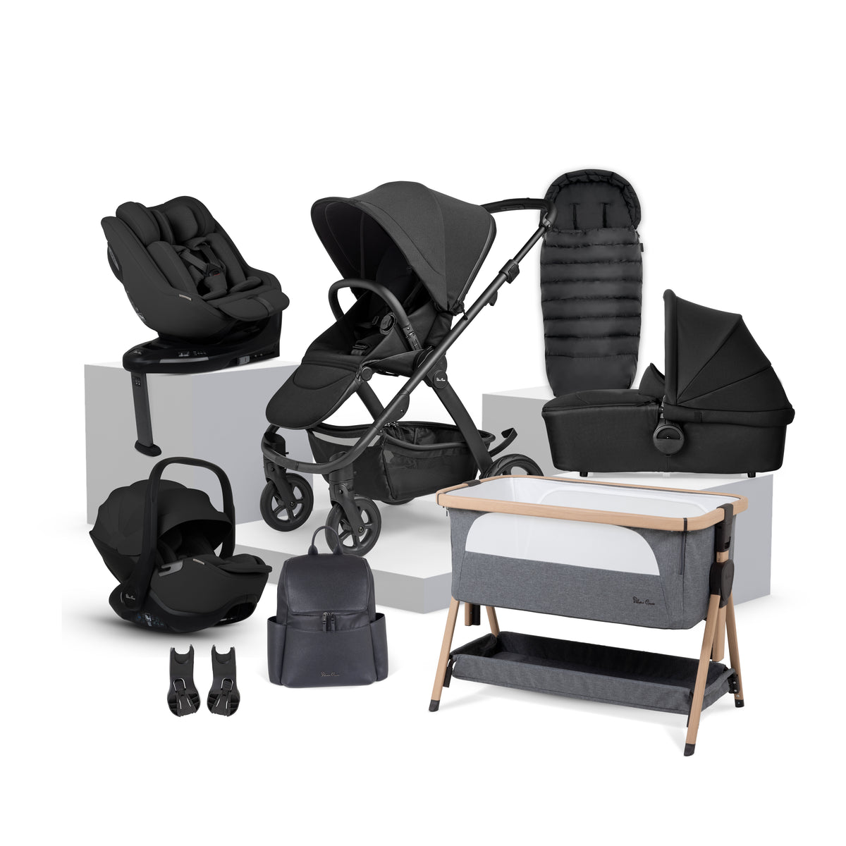 Tide Space Travel System Ultimate 360 Family Car Seat Bundle (10 piece)