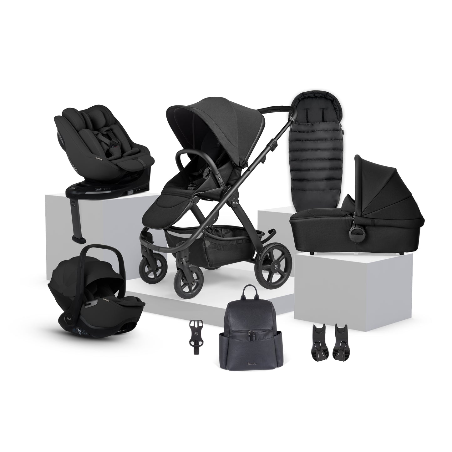 Tide Space Travel System Ultimate 360 Family Car Seat Bundle (11 piece)